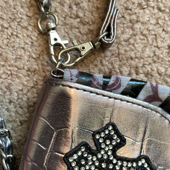 Hananel Crossbody Bag Cellphone Cig Case NWT Wrist hand strap - Picture 9 of 10